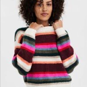 American Eagle multicolor knit sweater